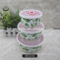 3pcs ceramic bowl set seal fresh bowl set